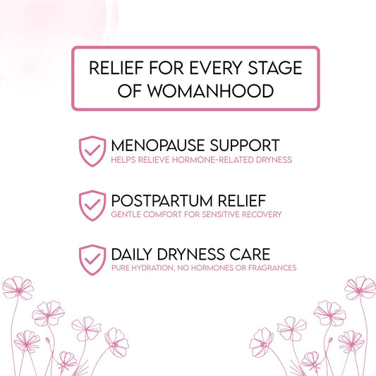 VLUSH vaginal moisturizer suppositories pack highlighting compact 10-count design for daily use.