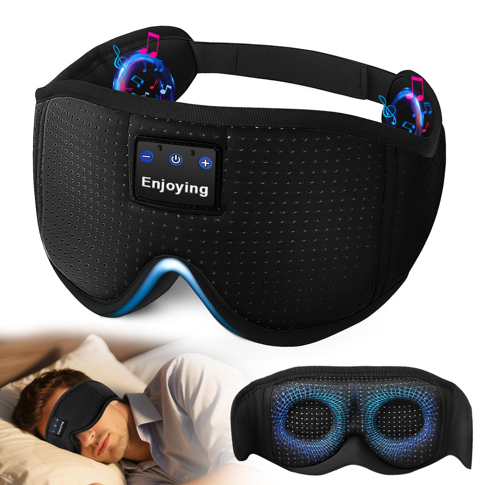 Vmaio Sleep Headphones mask with 3D contour for eye comfort during sleep