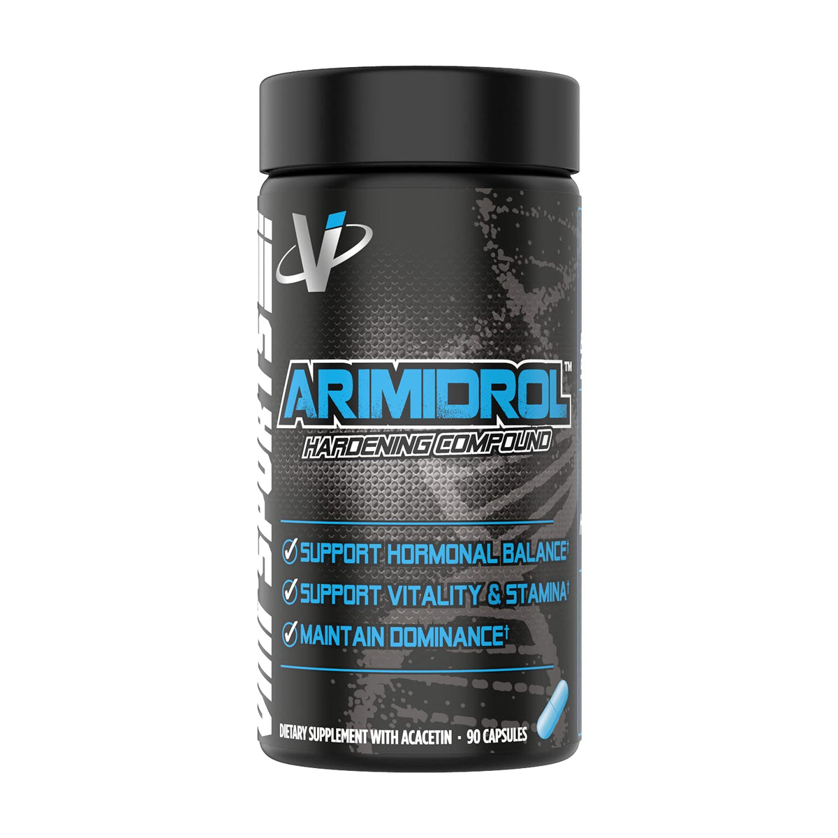 VMI Sports Arimidrol bottle front view, performance-focused formula for men