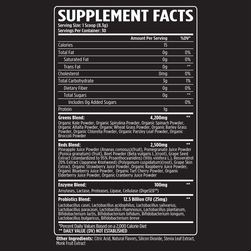 VMI Sports Greens + Reds digestive enzymes scene supporting digestion