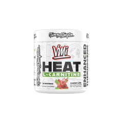 VMI Sports Heat L-Carnitine Cherry Lime bottle highlighting flavor and formula