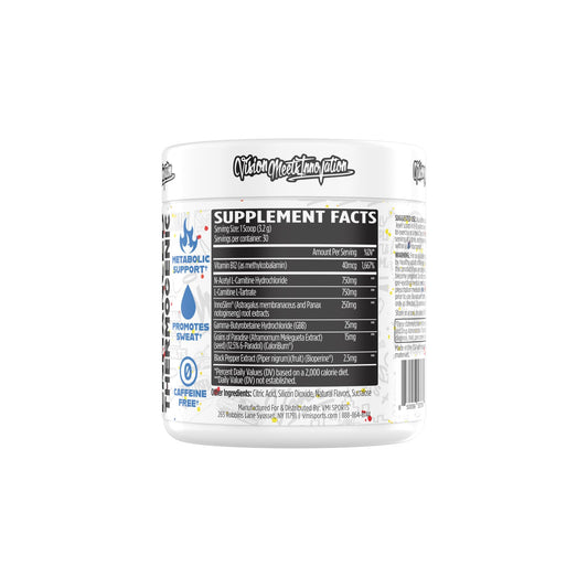 VMI Sports Heat L-Carnitine scoop for convenient pre-workout use