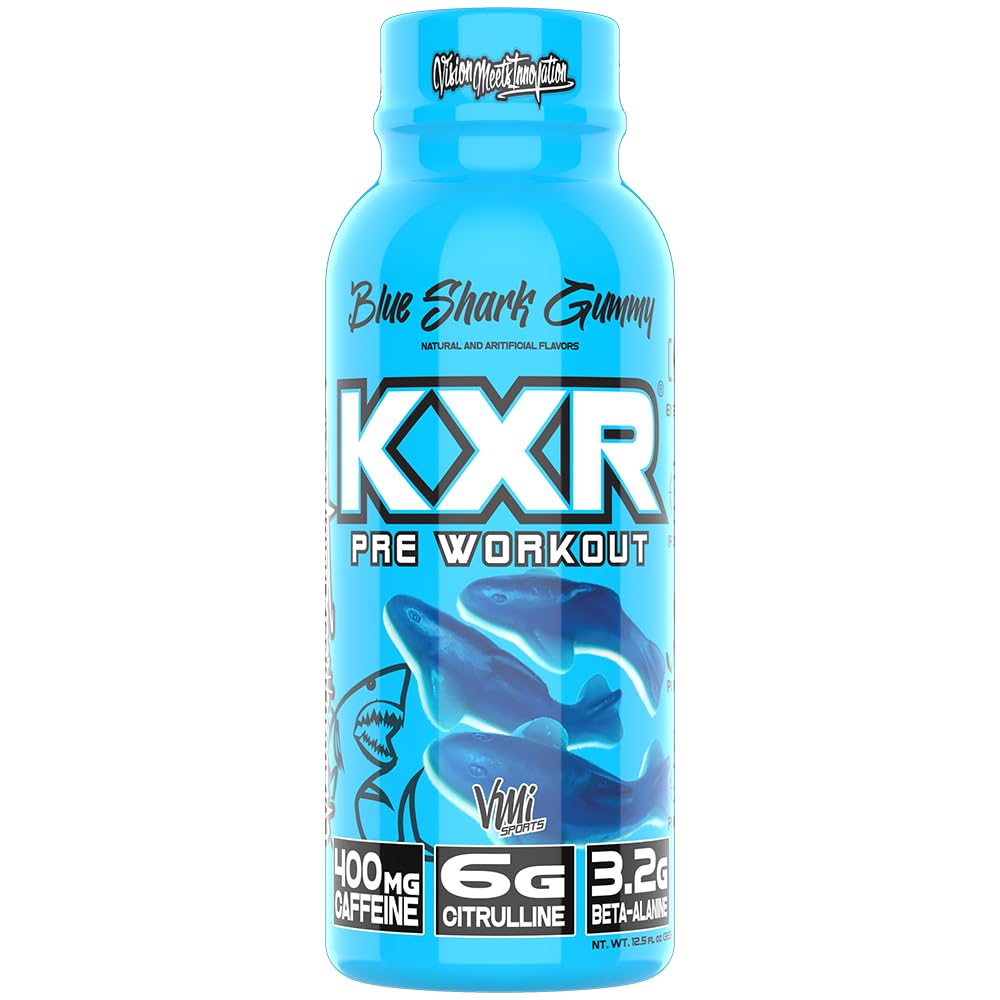 Athlete using VMI Sports KXR during workout for sustained focus and energy.