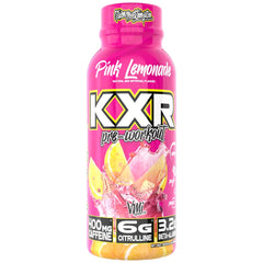 VMI Sports KXR flavor variety display featuring Pink Lemonade and more.