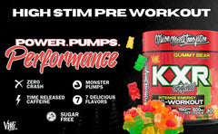 VMI Sports KXR scoop measures servings for precise pre-workout dosing