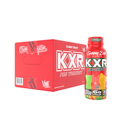 VMI Sports KXR RTD bottle being poured for a quick workout boost