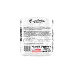 VMI Sports L-Carnitine 3000 powder being stirred for a pre-workout mix.