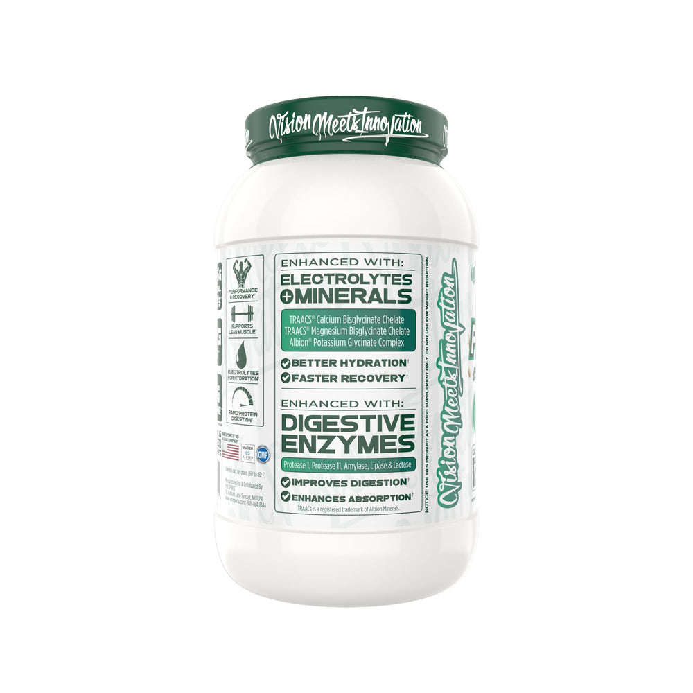 Protolyte shake blending with water for quick protein drink.