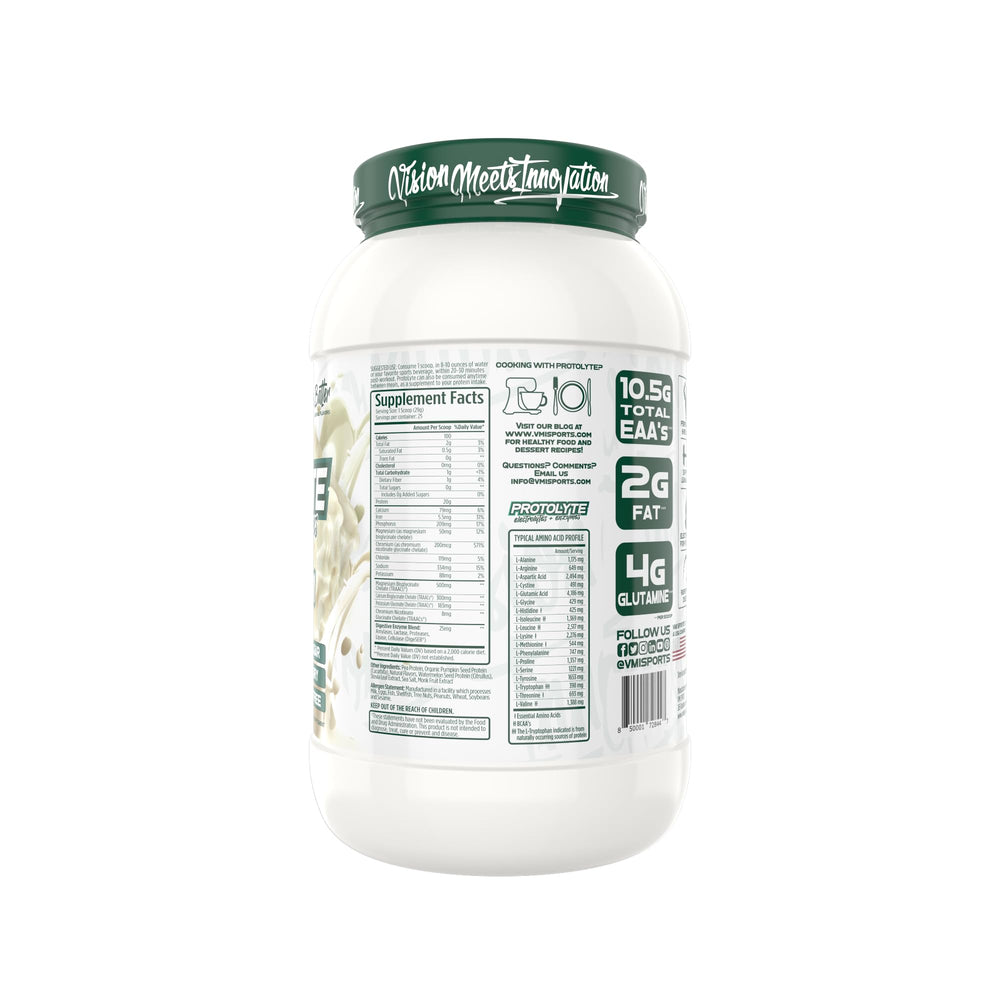 Pouring Protolyte shake for post-workout refueling after training.