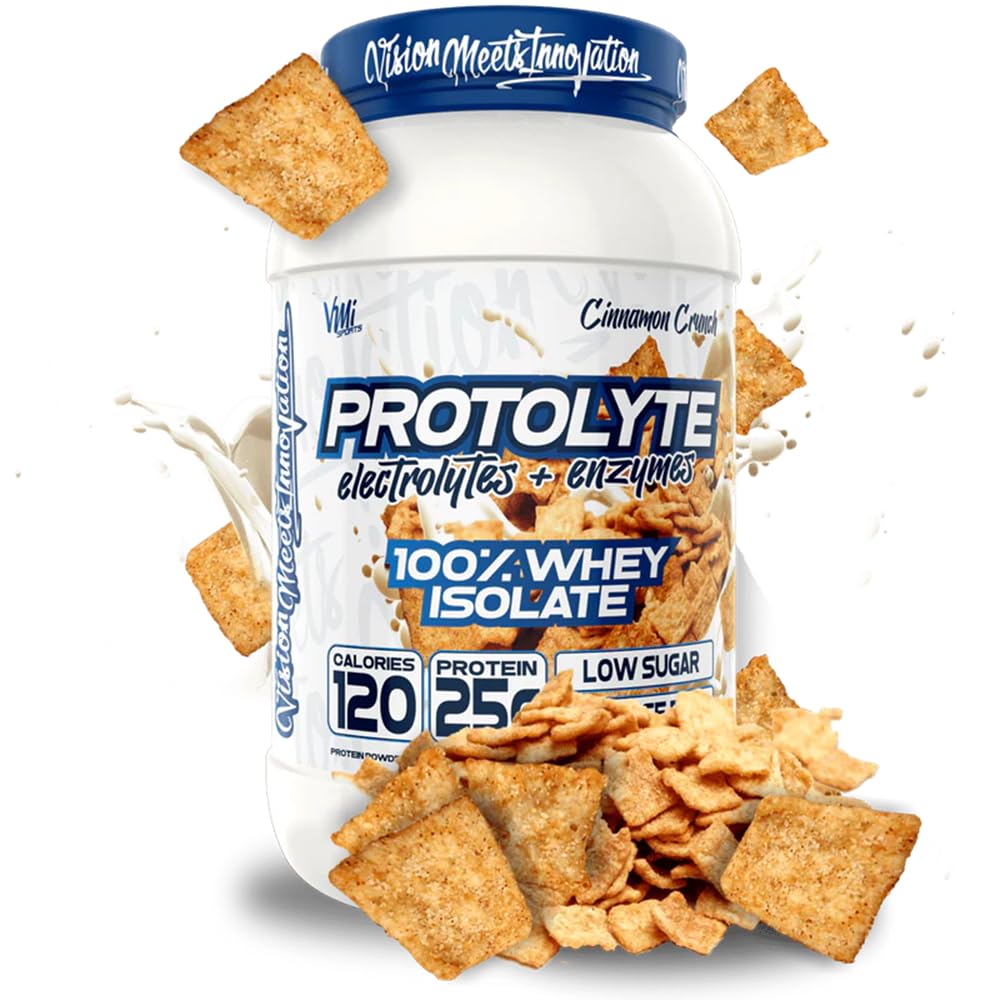 VMI Sports ProtoLyte Cinnamon Crunch bottle for quick post-workout shakes
