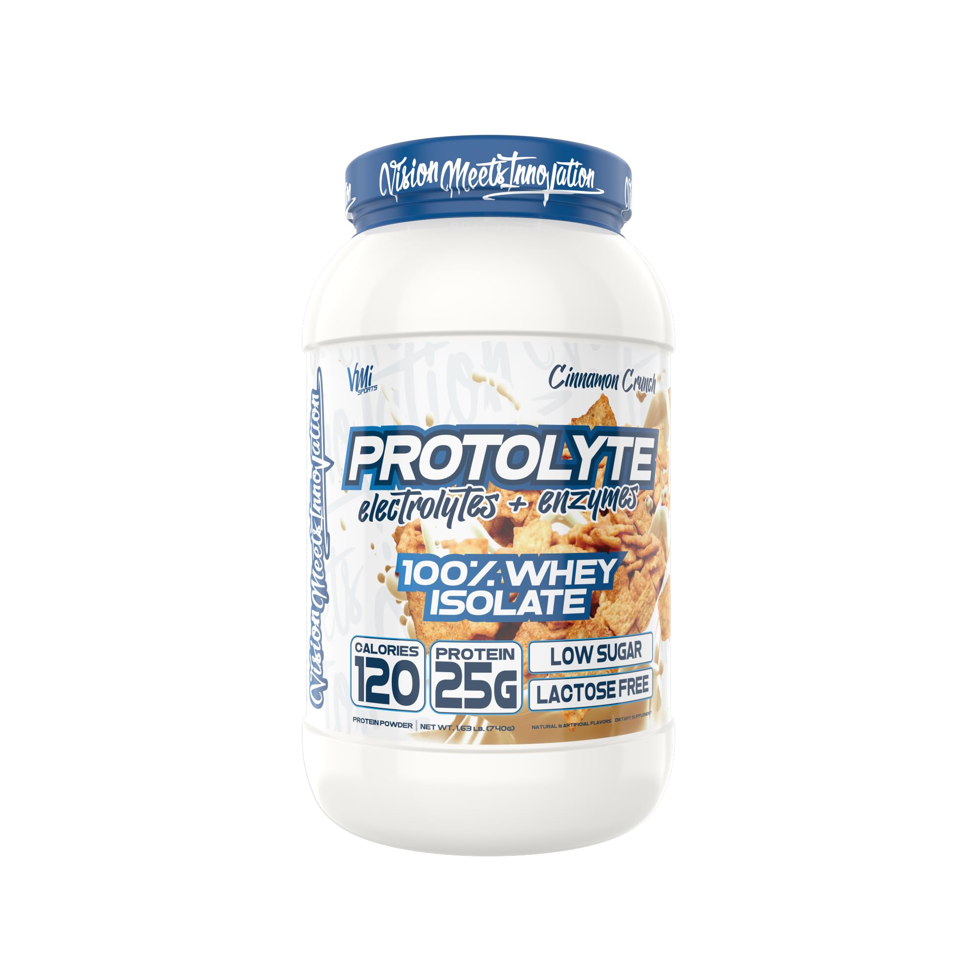 ProtoLyte nutrition label highlights protein per serving and purity