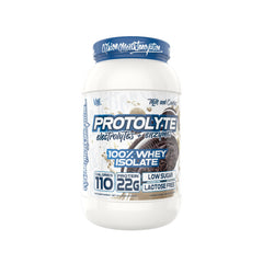 ProtoLyte shake glass shows quick mix for post-workout recovery.