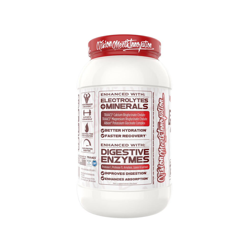 ProtoLyte powder scoop with jar illustrating serving size