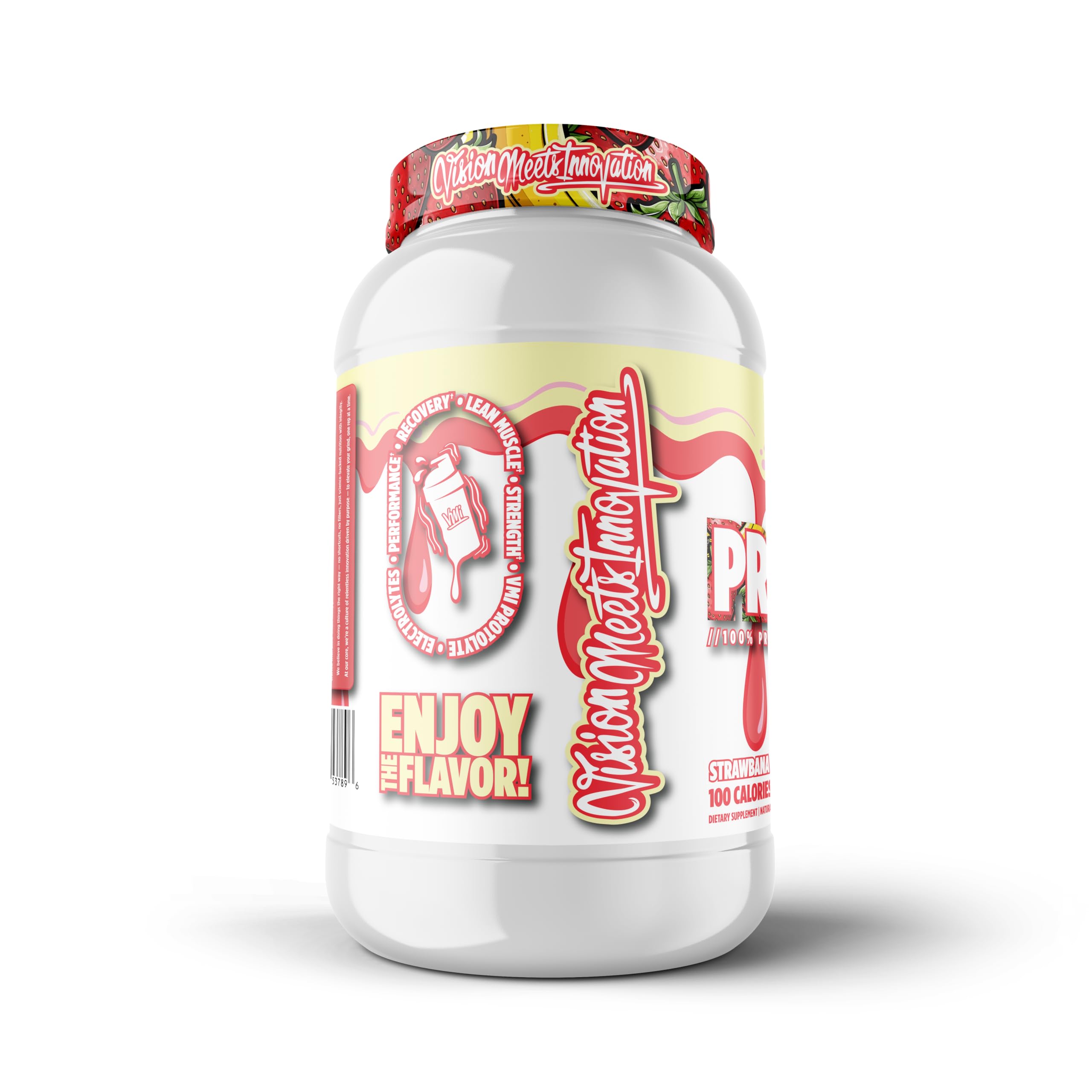 Shaker with Protolyte shake and cereal bits for flavor.