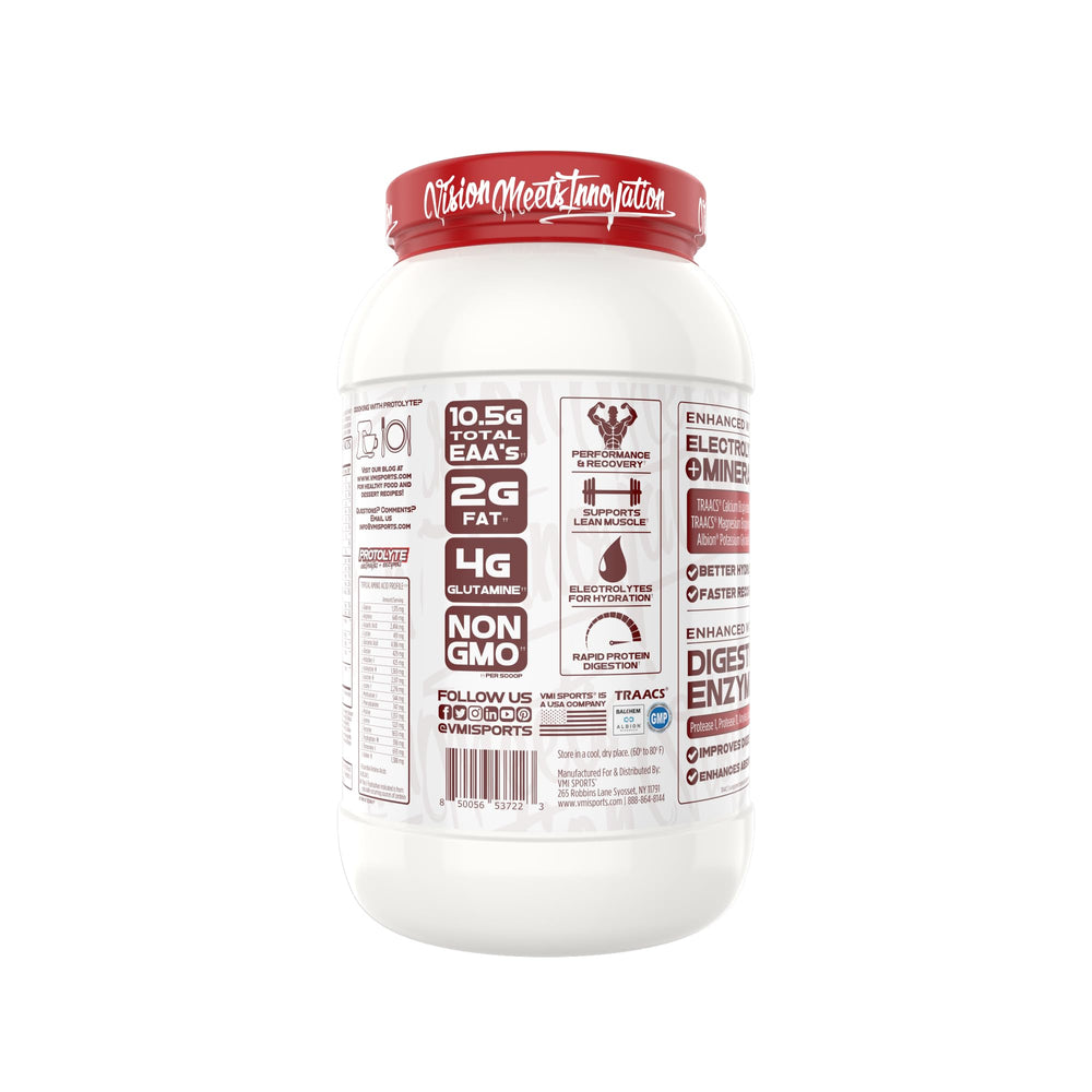 Shake glass with ProtoLyte for a refreshing post-workout drink