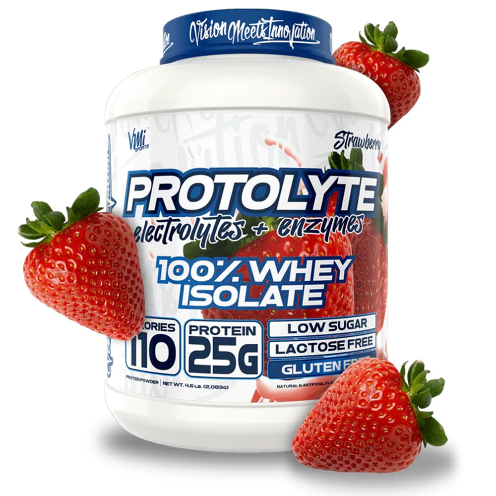 VMI Sports ProtoLyte whey isolate tub for lean muscle support and easy serving