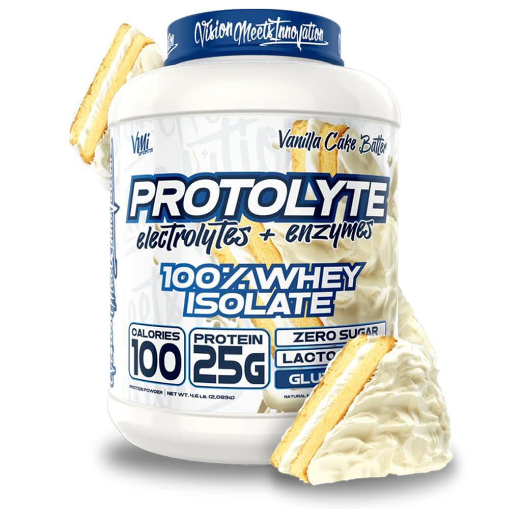 VMI Sports ProtoLyte vanilla cake batter container for quick fueling
