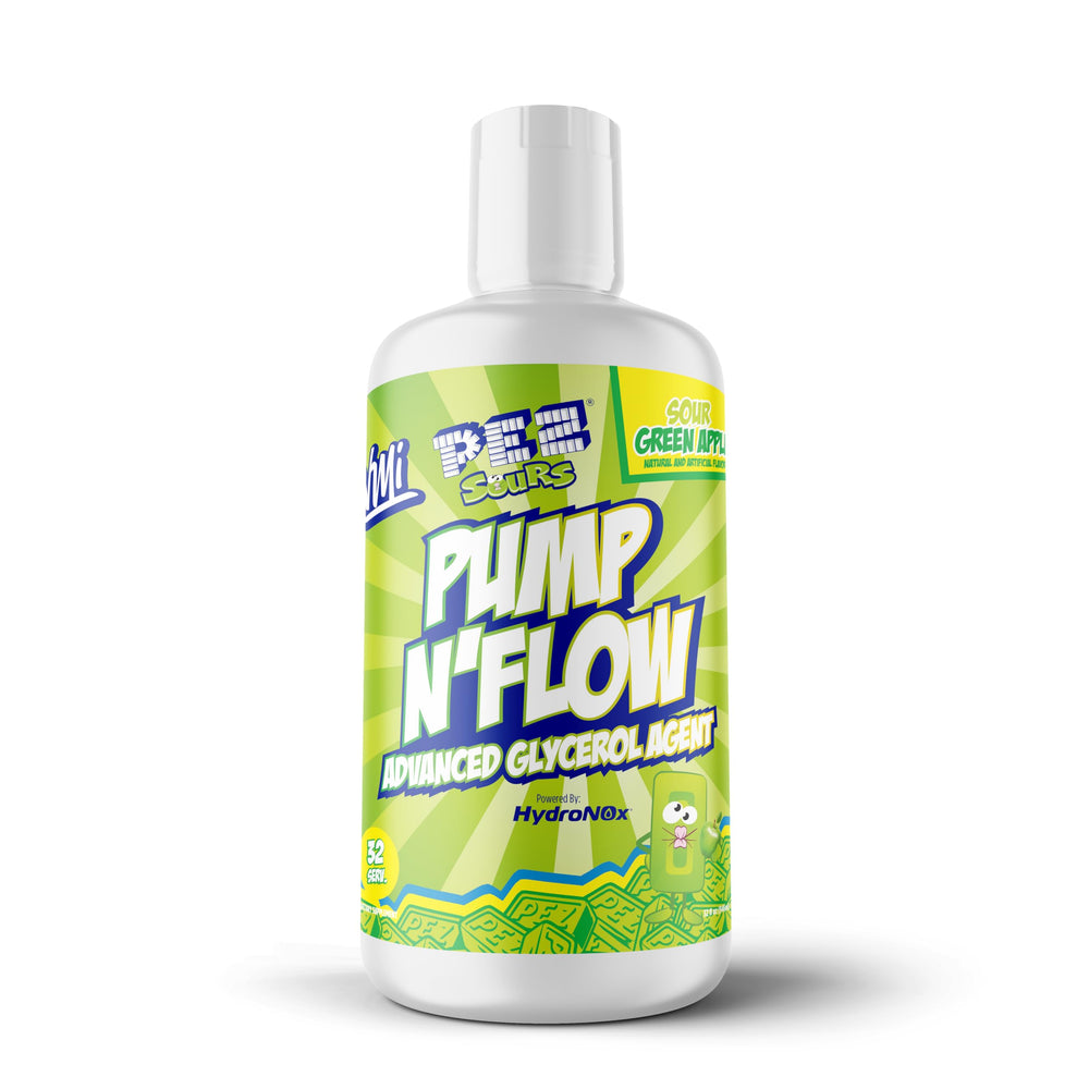 VMI Sports Pump N Flow bottle pour for fast hydration during workouts.