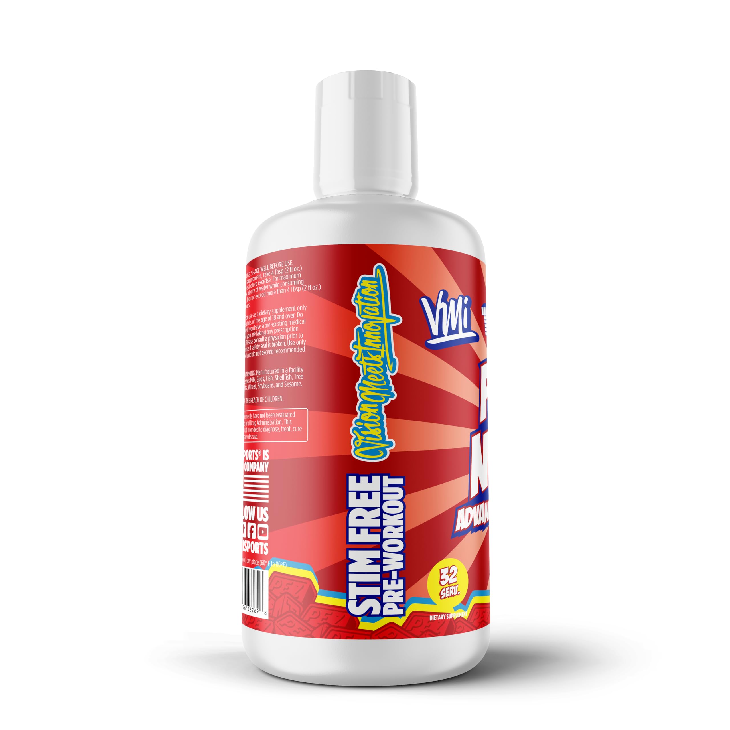 VMI Sports Pump N Flow bottle pouring Gummy Bear flavor