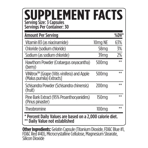 VMI Sports Vasogen Ultra capsules ready for stimulant-free pre-workout use