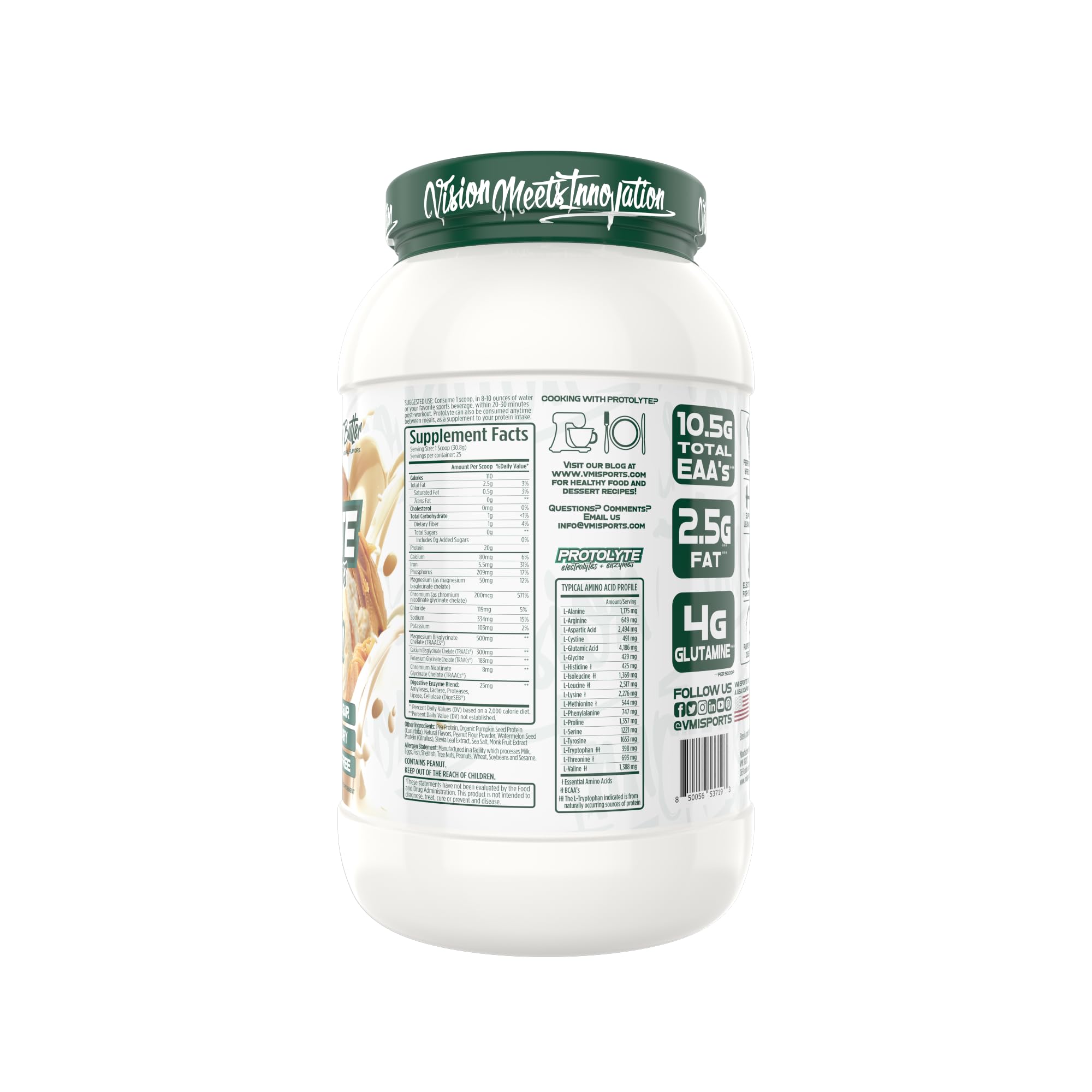 VMI Sports Protolyte Vanilla Cake Batter shake texture and creamy flavor