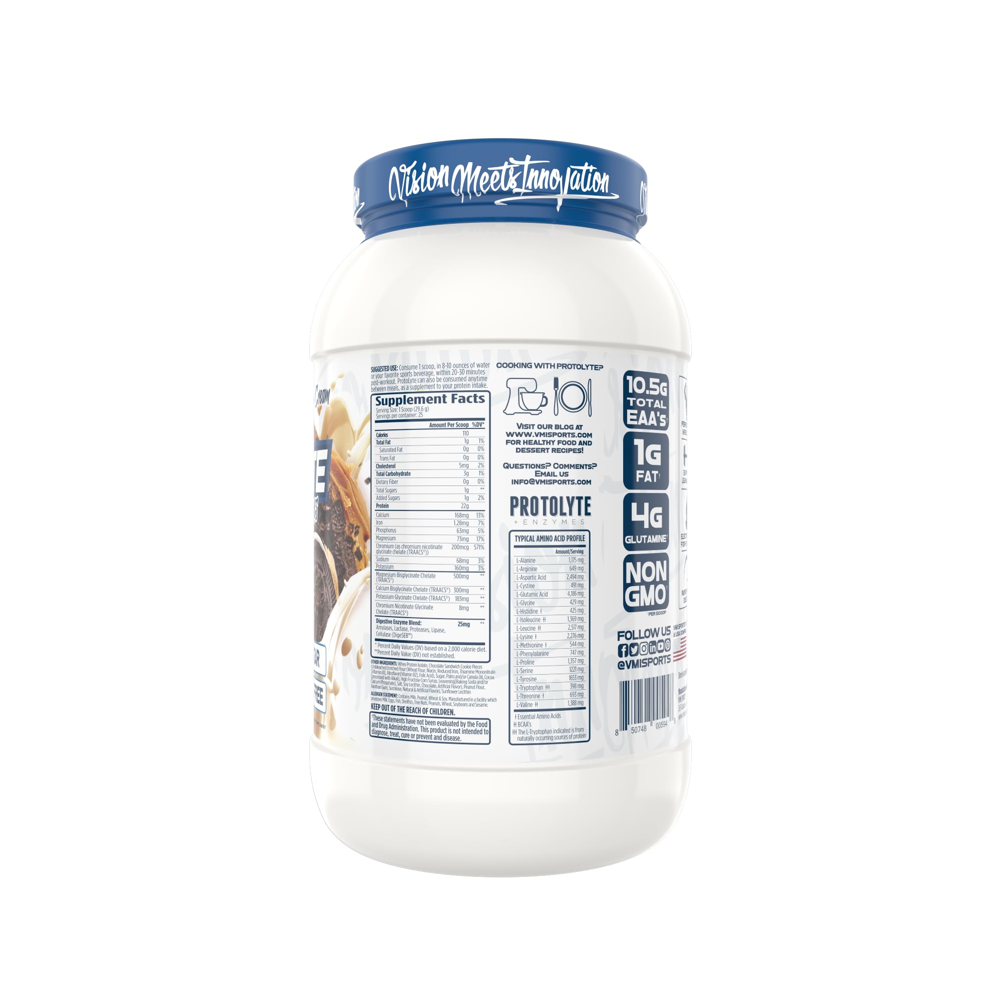 ProtoLyte digestive enzymes badge suggests easier digestion
