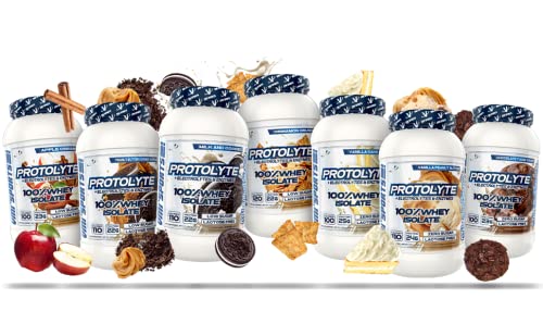 ProtoLyte whey isolate tub with lid and label