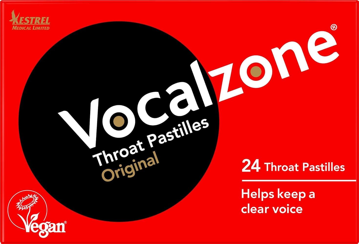 Open Vocalzone throat pastilles tin for quick, refreshing relief during busy days.