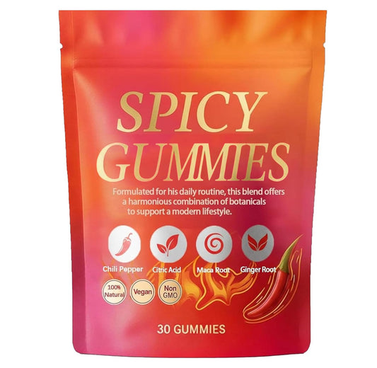 Voererh Spicy Square Gummy with hot peach flavor in a convenient pack.