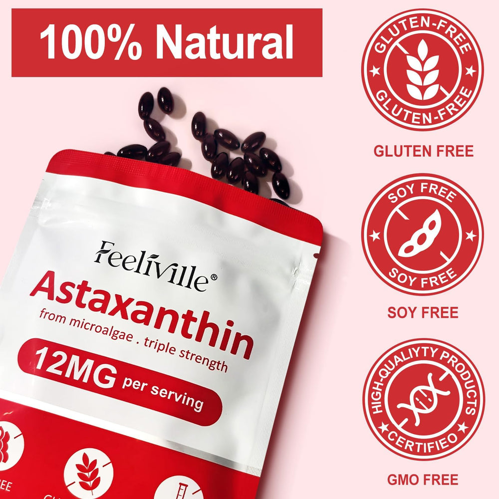VOFANK Astaxanthin skin health glow close-up.
