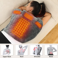 Vofuoti heating pad battery life image underlines long cordless runtime.