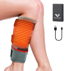 VOFUOTI MAX knee brace cordless battery in use for hands-free warmth.