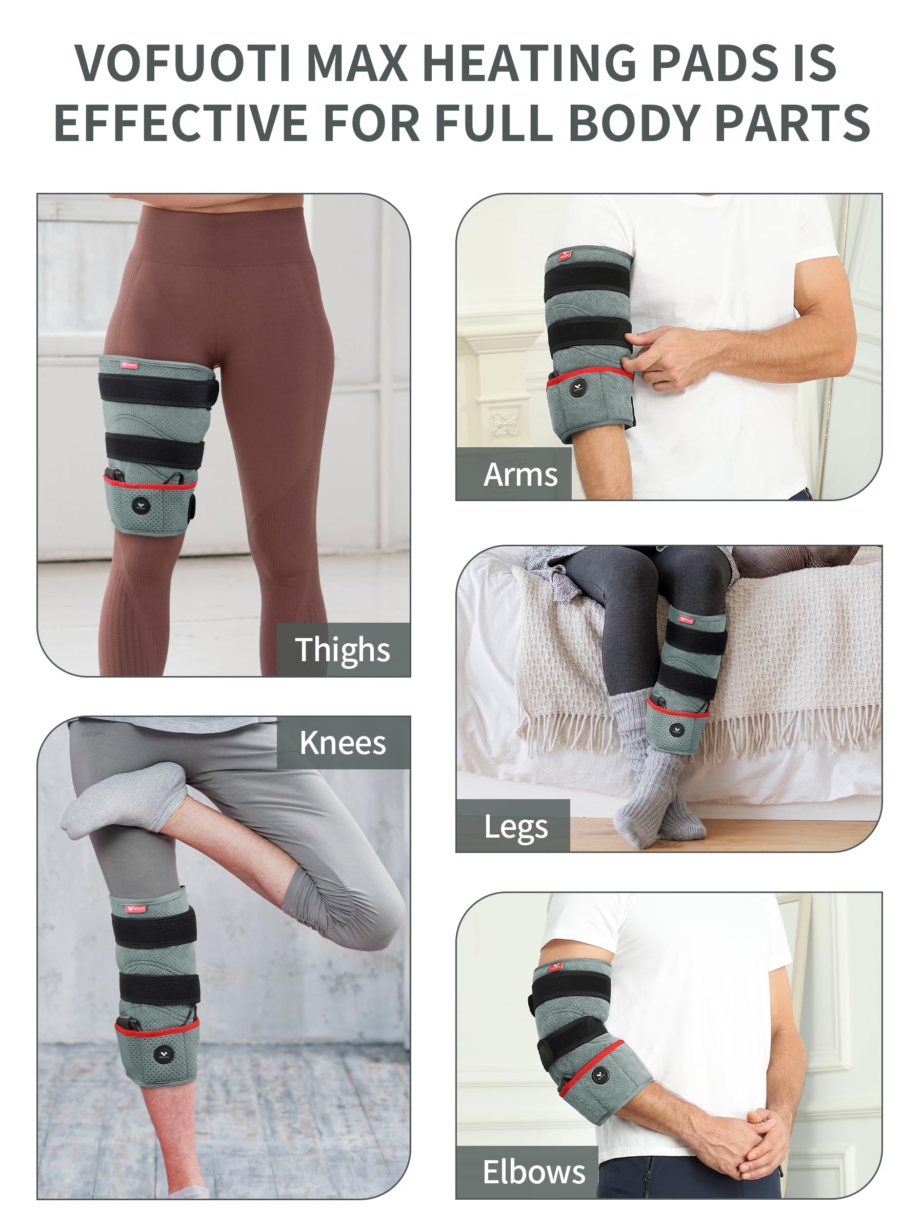 VOFUOTI MAX knee brace fits left or right leg for versatile use.