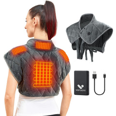 Vofuoti portable heating pad neck view delivers targeted warmth for neck comfort.