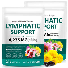 VOGSIG Lymphatic Drainage bottle front with vegan capsules for daily support.