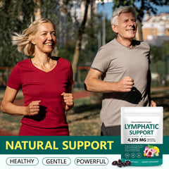 VOGSIG Lymphatic Drainage product shot with natural wellness background.