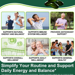 VOGSIG Spirulina Chlorella capsules showcasing plant-based protein benefits.