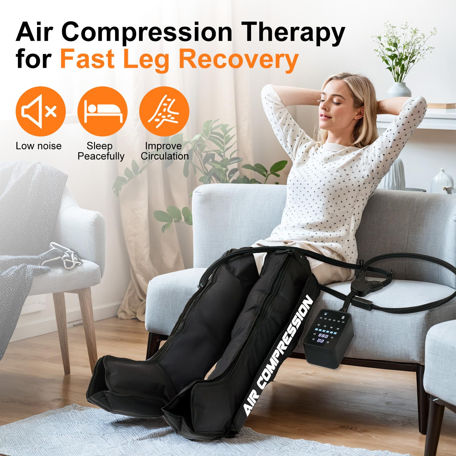 Voinnokal foot zone compression highlights precise support for feet during recovery sessions