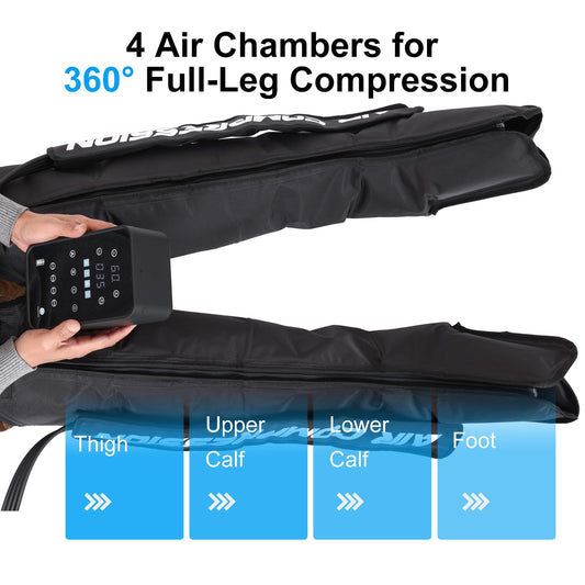 Voinnokal four chamber leg boots delivering wrap around compression