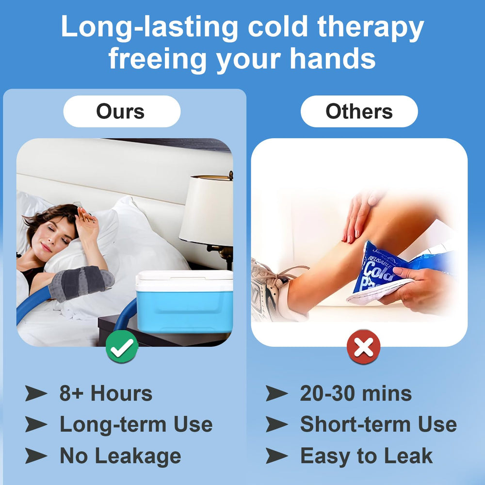 Voinnokal universal ice pad fits knee, shoulder, elbow, and more.