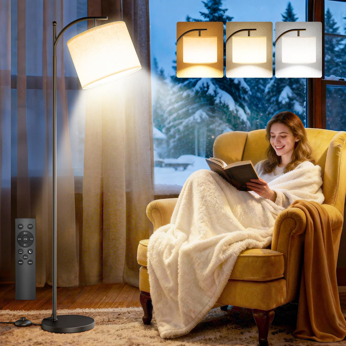 Volisun 10000 Lux lamp foot switch enables hands-free brightness control