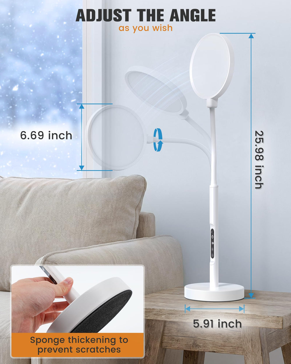 Volisun UV-free full-spectrum lamp designed for daytime use