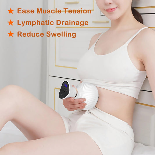 Volongoto lymphatic massager showing four modes for targeted comfort