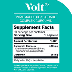 Volt03 capsule dispersion showing smooth, easy-to-swallow texture.