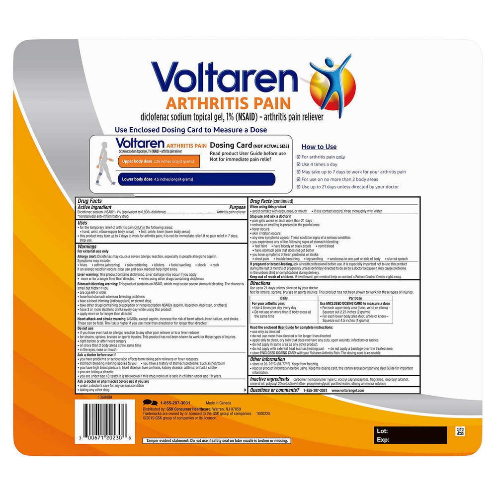 Voltaren Pain Gel Set travel-friendly packaging supports on-the-go relief