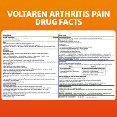 Voltaren relief may start within seven days with consistent use