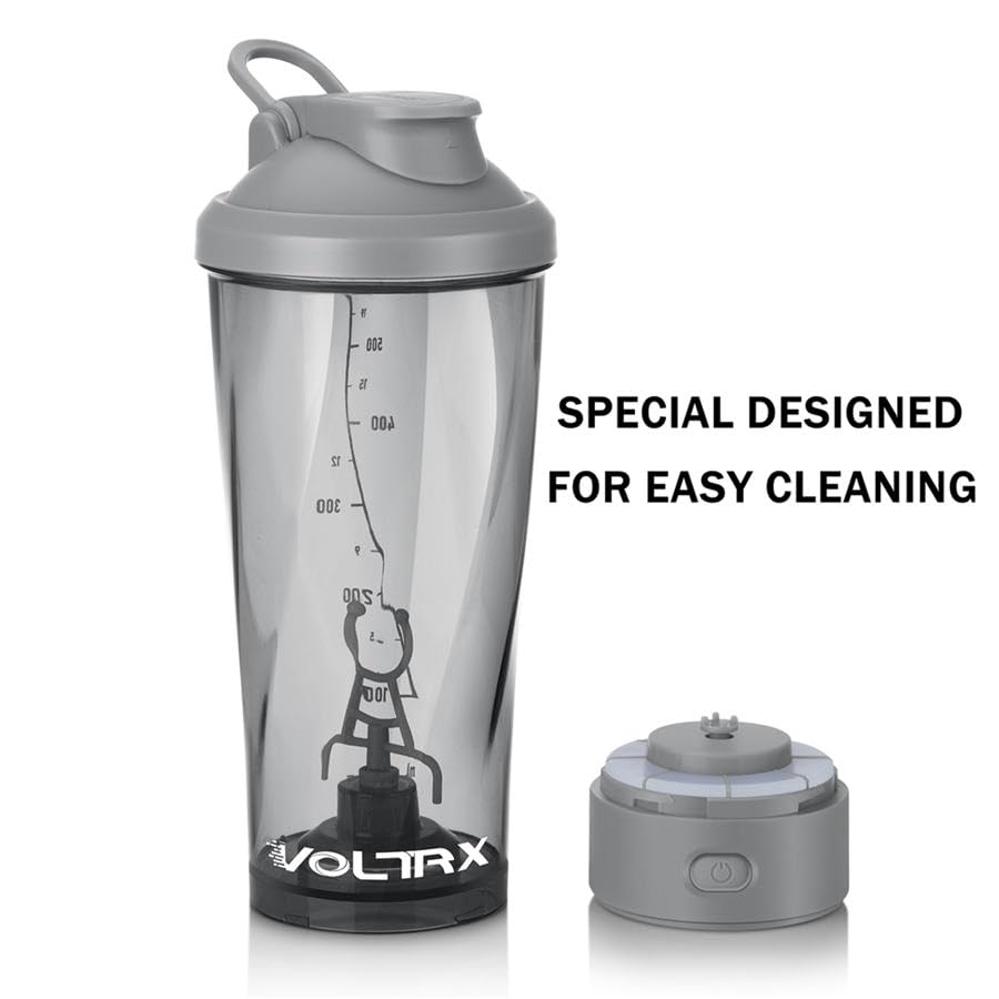 VOLTRX VortexBoost purple shaker blends two scoops with 12 oz.