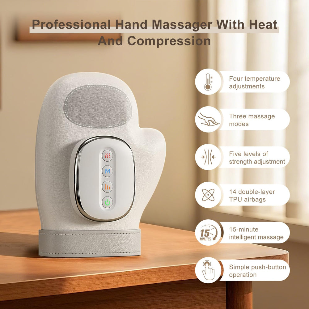 Voluart Hand Massager compact size fits in a travel bag