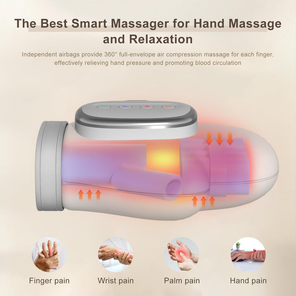 Voluart Hand Massager cordless design supports use anywhere