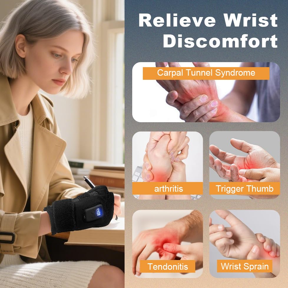 VoodooSpot heated carpal tunnel gloves daily-use design supports hands during typing and chores